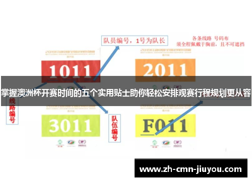 掌握澳洲杯开赛时间的五个实用贴士助你轻松安排观赛行程规划更从容